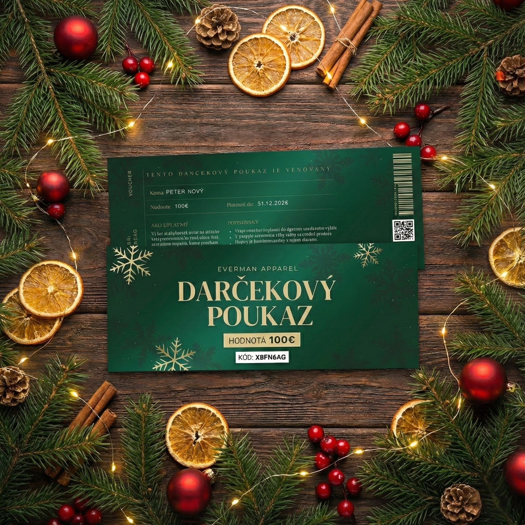 Darčekový poukaz v hodnote 100 €