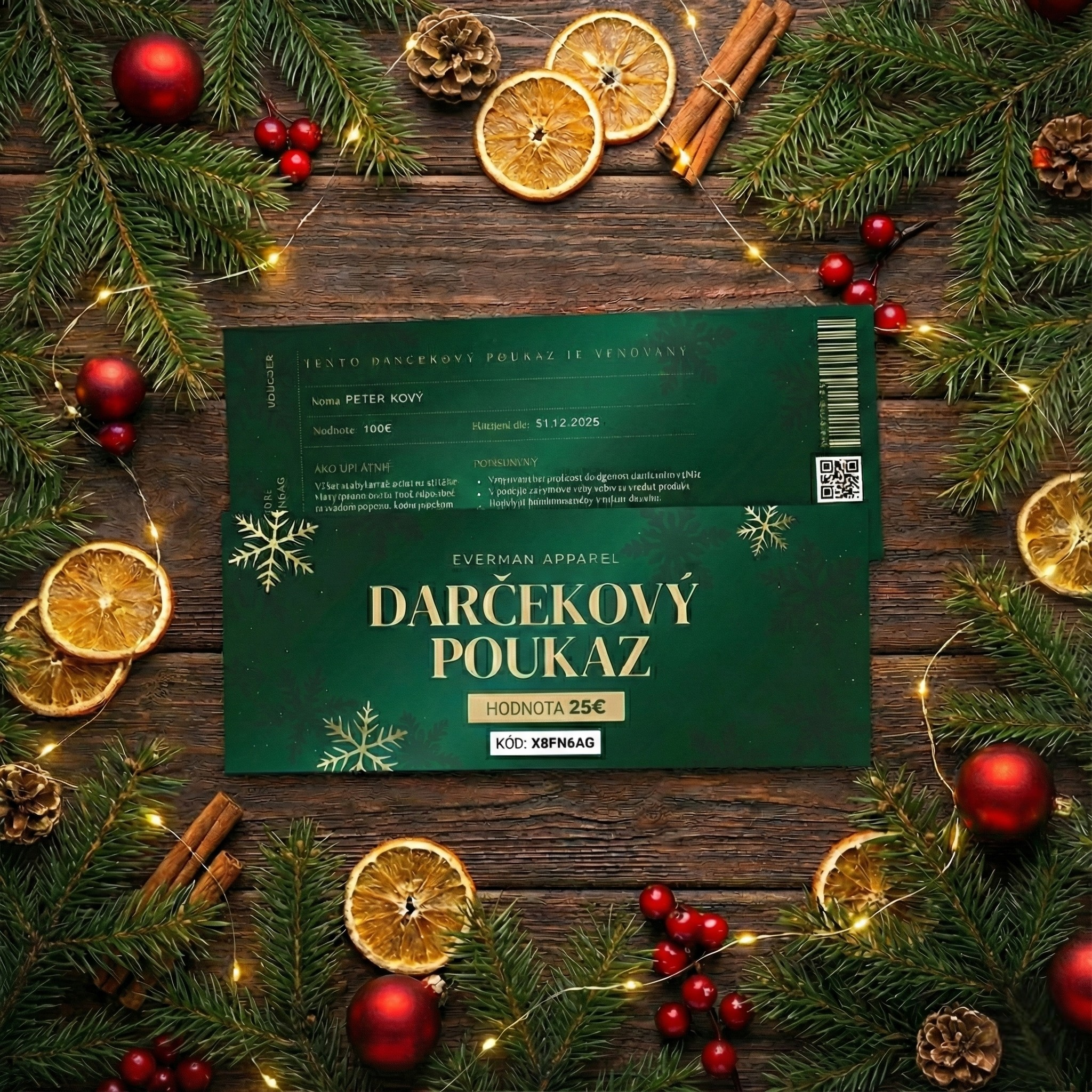 Darčekový poukaz v hodnote 25 €