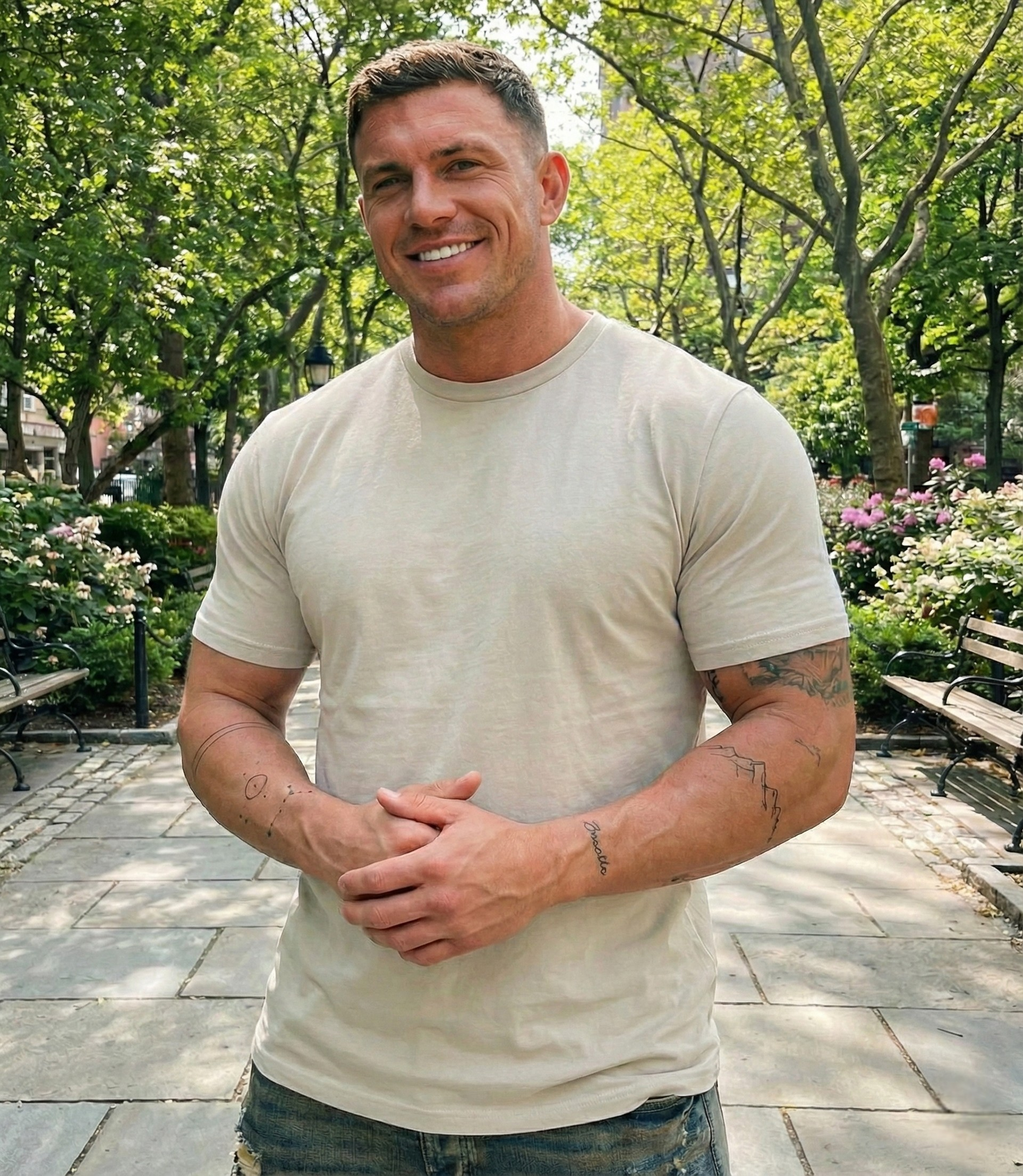 SuperFit tričko – Béžové